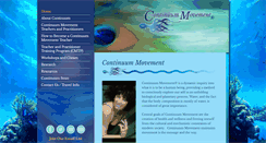 Desktop Screenshot of continuummovement.com
